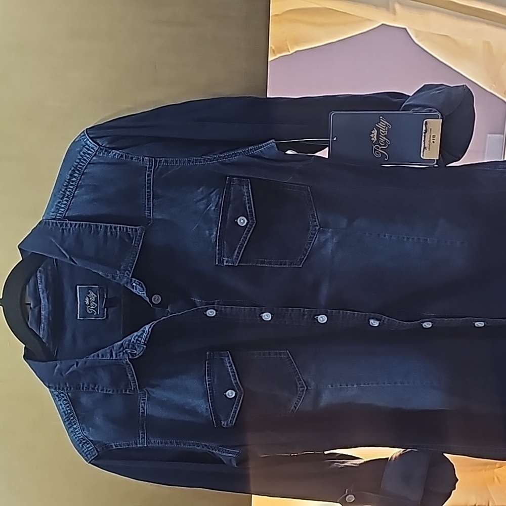 Royalty for Me Denim Shirt NWT